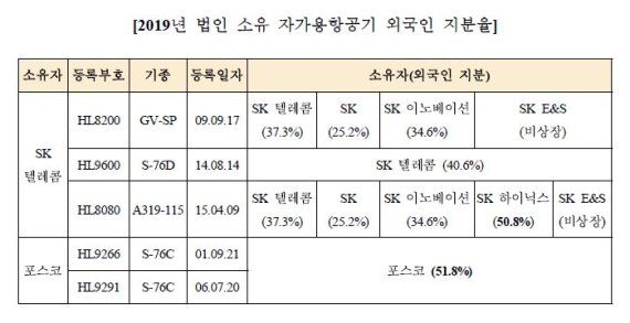 자료=국토교통부 '항공기 등록 외국인 지분 제한 개선방안'