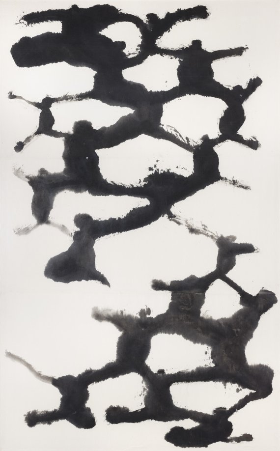 [서울=뉴시스] SUH SE OKPeople, 1995ink on Korean mulberry paper101.57 x 63.78 inches258 x 162 cm© The Estate of Suh Se OkCourtesy Lehmann Maupin, New York, Hong Kong, Seoul, and London