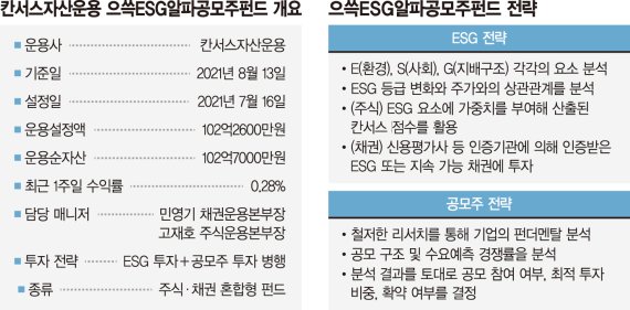 주식+채권 혼합형 ESG 펀드… 공모주 투자로 추가 수익까지 [이런 펀드 어때요?]