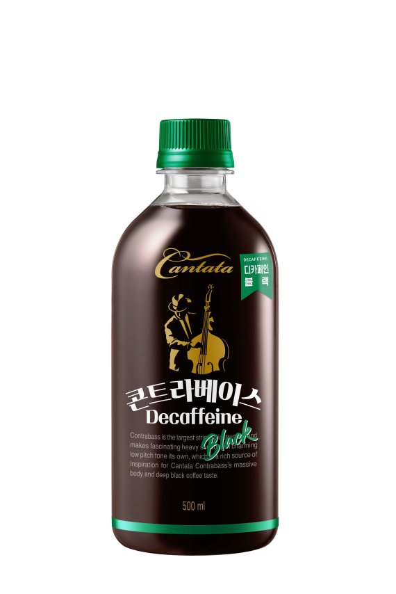 롯데칠성, '칸타타 콘트라베이스 디카페인 블랙' 출시