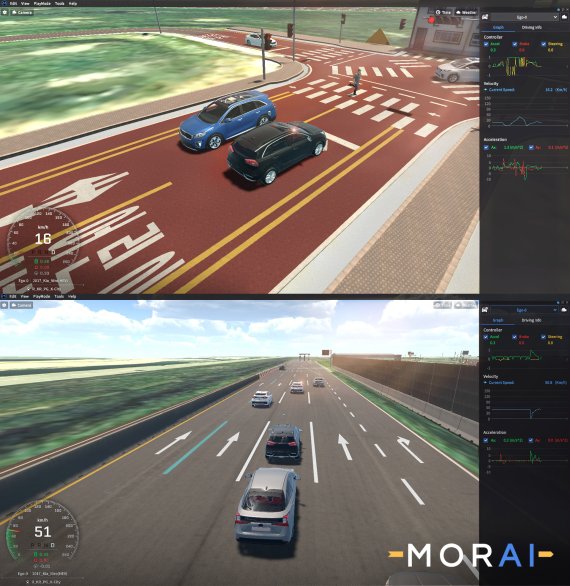 모라이, ‘만도 자율주행 경진대회’에 시뮬레이터 제공