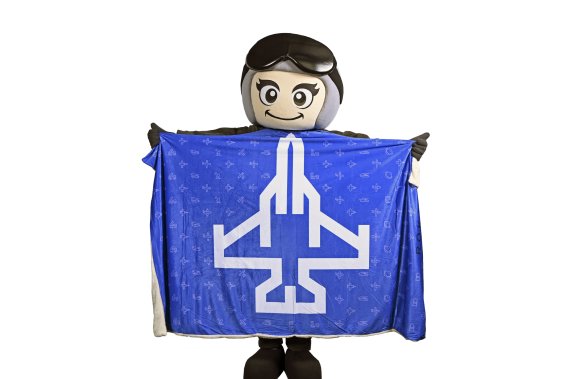 국민조종사 모집 참가기념품, 공군픽토그램 담요 사진=공군 제공