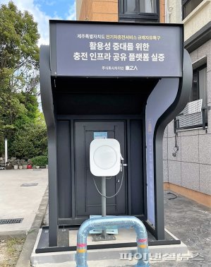 '비개방형 전기차 충전기 공유사업' 대상 개인용 전기차 충전기.
