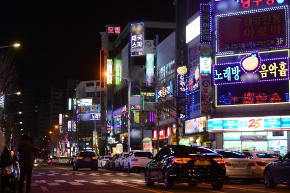 유흥업소 밀집지역./뉴스1 © News1 정다움 기자