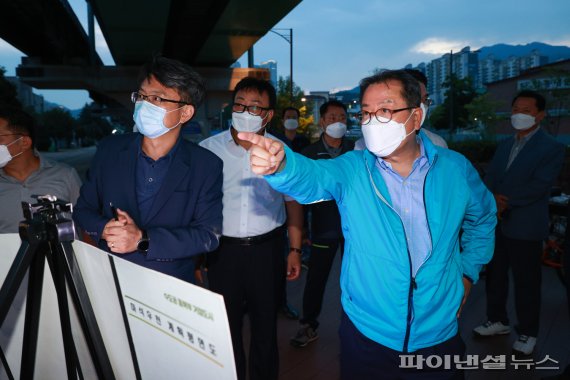 조광한 남양주시장 “마석우천 복개구간 철거”