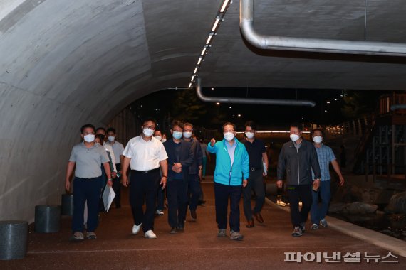 조광한 남양주시장 “마석우천 복개구간 철거”