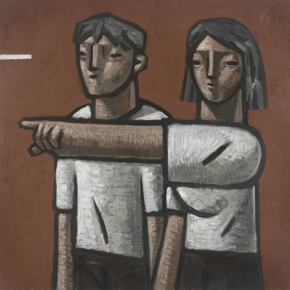 김희수 초대전 '노멀 라이프: 비 노멀 그리고 사람들'© 뉴스1