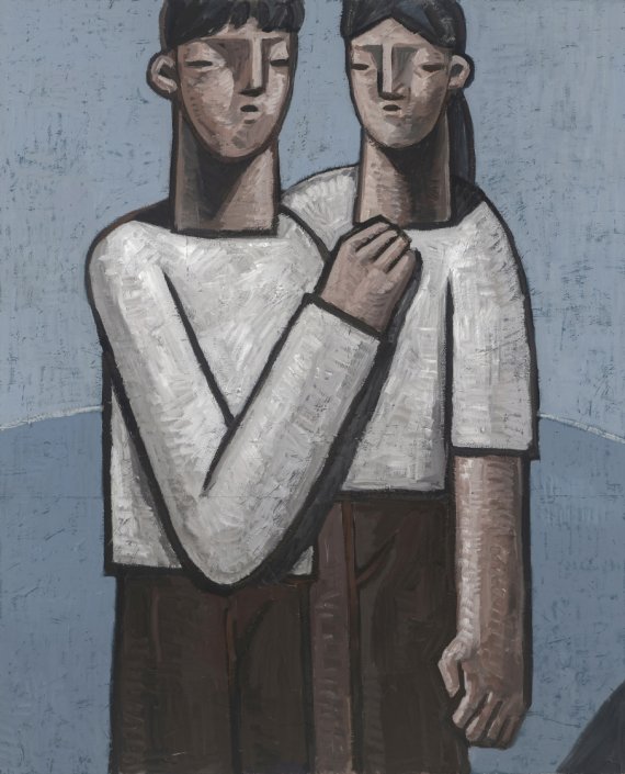 김희수 초대전 '노멀 라이프: 비 노멀 그리고 사람들'© 뉴스1