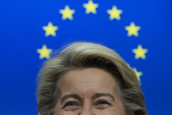 우르줄라 폰데어라이엔 EU 집행위원장. AP뉴시스
