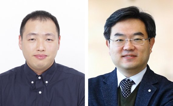 UNIST 신소재공학부 손재성(왼쪽), 채한기 교수