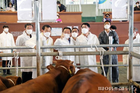 안동우 제주시장, 추석 축산물 수급 대책 점검 [fn포토]