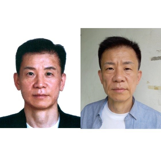 경찰의 신상공개로 배포된 강윤성(56)의 주민등록증 사진(왼쪽)과 중앙일보 등에서 보도한 최근 사진