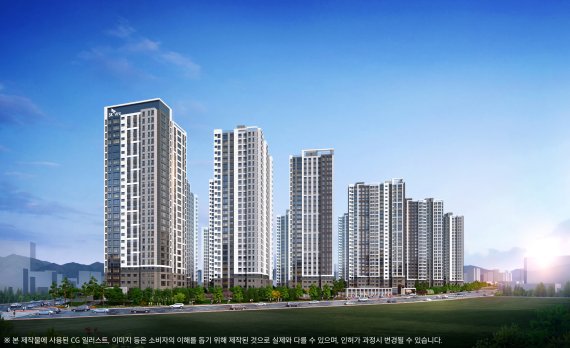 학익 SK뷰 투시도