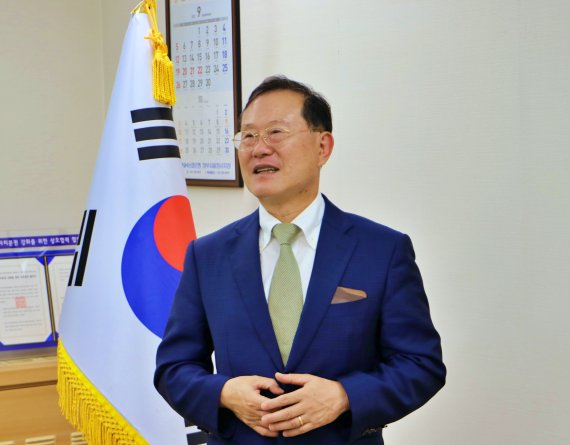 김순은 대통령소속 자치분권위원장이 2일 뉴스1과의 인터뷰에서 발언하고 있다.© 뉴스1
