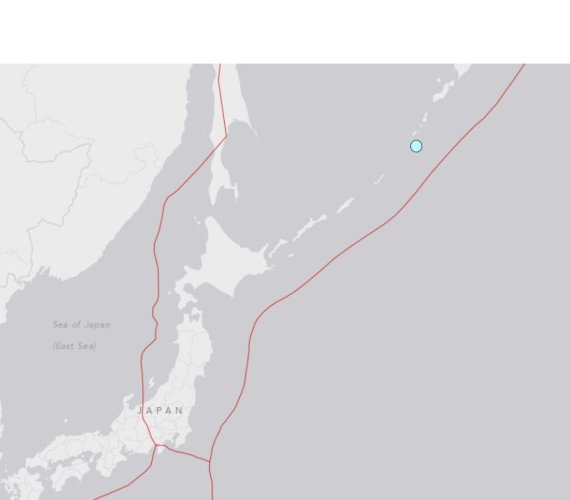 러시아 쿠릴열도일대. .(출처=미 지질조사국(USGS))© 뉴스1 자료 사진