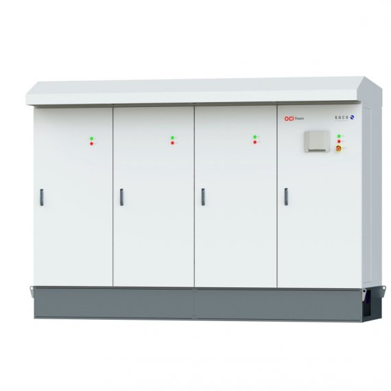 [서울=뉴시스] OCI Power의 태양광 인버터. (사진=OCI 제공) *재판매 및 DB 금지