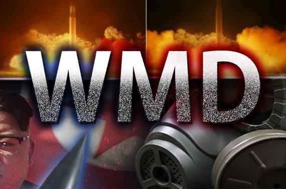 출처=뉴스1·뉴시스·美 국립기록보관소(National Archives and Records Administration) 자료로 '대량살상무기(WMD, Weapons of Mass Destruction)' 이미지 합성. 그래픽=이종윤 기자