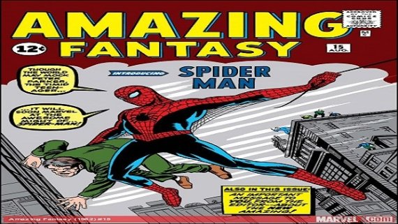 스파이더맨 처음 등장했던 60년전 만화책, 경매가격이..