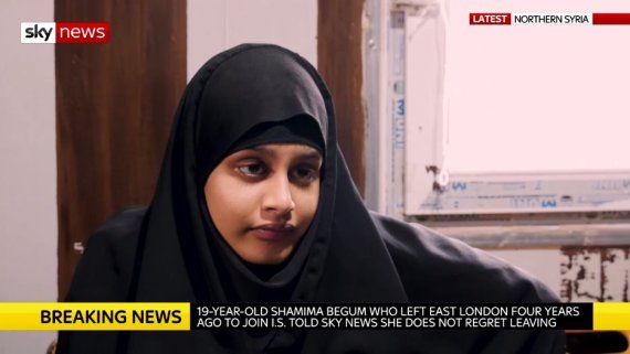 'IS 활동' 22살 영국女 반전 국민에 사죄. 나는..