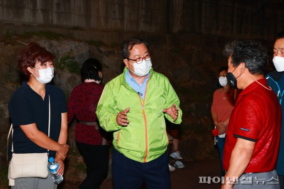 조광한 남양주시장 마석우천 ‘힐링길’ 로드체크