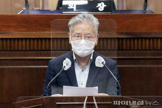홍원길 김포시의회 의원 제212회 임시회 5분자유발언. 사진제공=김포시의회