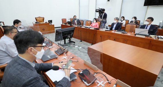 17일 서울 여의도 국회에서 언론중재법 협의체 8차 회의가 열리고 있다. 2021.9.17/뉴스1 © News1 오대일 기자