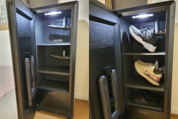 삼성 비스포크 슈드레서 내부 모습. © News1 정상훈 기자© 뉴스1