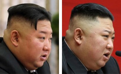 김정은 북한 조선노동당 총비서. 왼쪽부터 작년 5월24일과 올해 3월5일자 북한 관영매체에 보도된 사진 및 영상 캡처. (뉴스1 DB) © 뉴스1