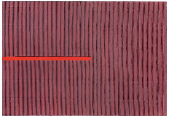 박서보 '묘법 No. 100716' /사진=케이옥션