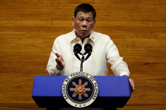 로드리고 두테르테 필리핀 대통령. © 로이터=뉴스1 © News1 정윤영 기자