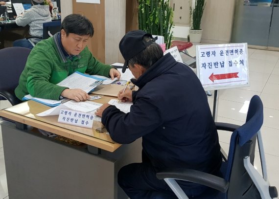 울산지역 고령자 2956명 운전면허 반납에 앞장