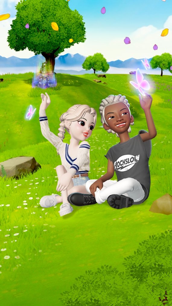 [서울=뉴시스] 메타버스 박물관 제페토 '힐링동산' 피드 이미지 (사진=국립중앙박물관 제공) 2021.10.13. photo@newsis.com