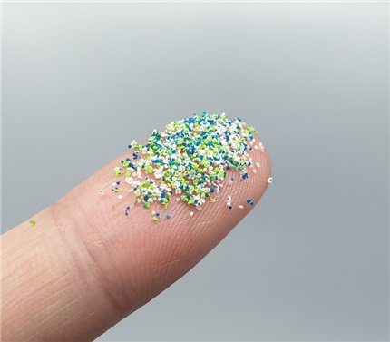 [대전=뉴시스] 화학연구원 바이오화학연구센터에서 개발한 '생분해 마이크로비즈' 시제품. *재판매 및 DB 금지