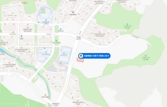 은평뉴타운 3-14 블록 일대 지도. 네이버 지도 캡쳐. © 뉴스1