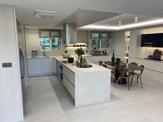 동해자이 견본주택에 마련한 전용 84㎡A 유닛 모습.© 뉴스1