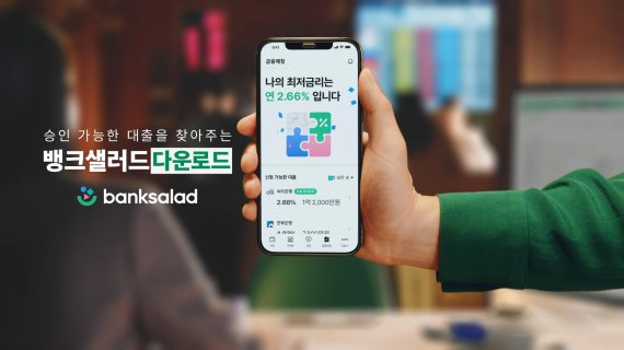 "대출 받을때 쫄지 마", 뱅크샐러드 '금융매칭' 캠페인 시작