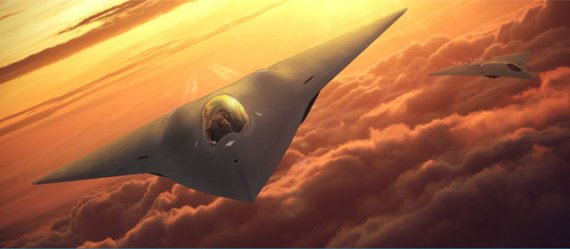 미국 록히드 마틴의 6세대 전투기 상상도. 군사강국들은 2030년 전후를 개발 목표로 6세대 전투기 개발에 돌입했다. 미국은 5세대인 F-22와 F-35에 이어 6세대 F/A-XX를 해군용은 2028년까지 공군용은 2032년에 개발을 완료해 F-22와 해군의 F/A-18E/F 수퍼호넷까지 교체할 예정이다. 러시아는 시험비행 중인 5세대 전투기 PAK FA(T-50)의 후속 모델을, 중국도 젠-20(J-20)에 이어 6세대 전투기 J-28 개발을 추진 중이다. 일본과 영국, 프랑스는 5세대 전투기를 거치지 않고 곧바로 6세대 전투기의