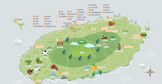 제주향토음식 지도(제주도 제공)© 뉴스1