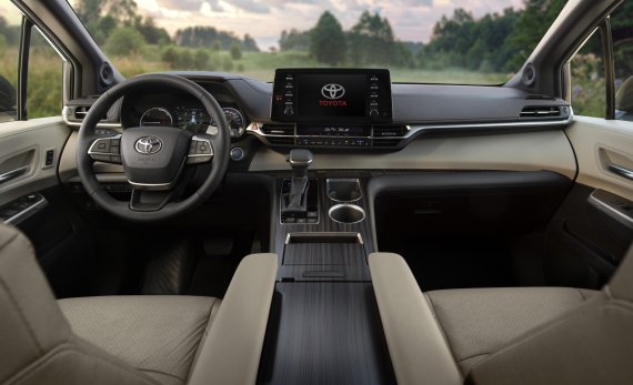 토요타 시에나 하이브리드 실내(사진제공=한국토요타자동차) © 뉴스1