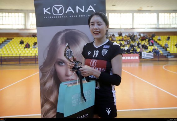 그리스 MVP 차지 이다영 "경기와 훈련에만 집중하고 싶어"