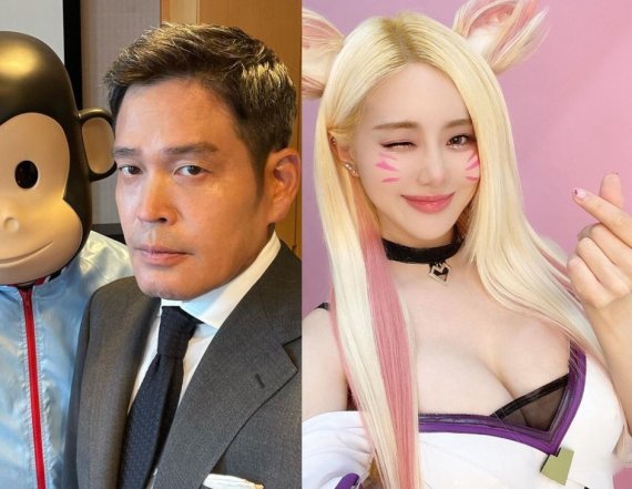 정용진 신세계그룹 부회장(왼쪽)과 DJ 소다(오른쪽). (인스타그램 갈무리) © 뉴스1