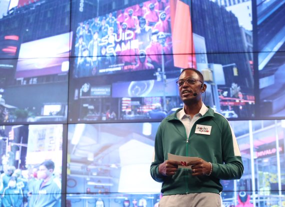 (서울=뉴스1) 안은나 기자 = 딘 가필드(Dean Garfield) 넷플릭스 정책총괄 부사장이 4일 서울 종로구 JW메리어트 동대문스퀘어에서 열린 미디어 오픈 토크에서 인사말을 하고 있다. 2021.11.4/뉴스1 /사진=뉴스1화상