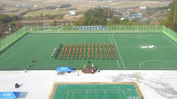 전남소방본부, 전남소방학교에 다목적 야외훈련장 조성