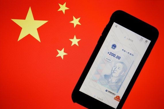 중국 정부는 '2022 베이징동계올림픽' 현장에서 디지털화폐인 '디지털위안' 결제를 지원하고 있다. /사진=뉴스1 로이터