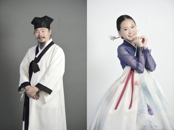 김봉곤(왼쪽), 김다현