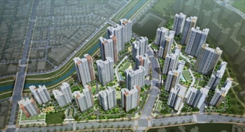 광명2구역 '베르몬테르광명' 재개발 사업 조감도(대우건설 제공)© 뉴스1