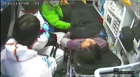 이재명 더불어민주당 대선후보 선대위 배우자실장 이해식 의원이 페이스북에 공개한 CCTV 사진 캡쳐
