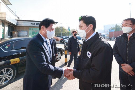 의왕시장-국토부장관 ICD 요소수 공급상황 점검