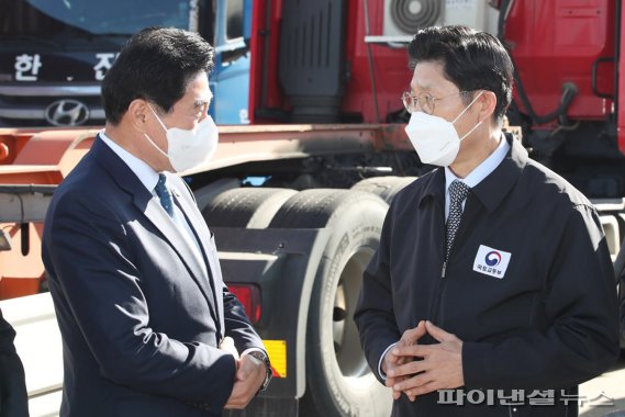 의왕시장-국토부장관 ICD 요소수 공급상황 점검