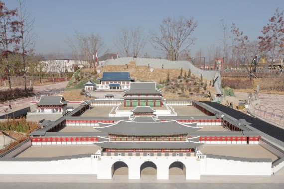 레고로 만든 서울 경복궁 (사진=레고랜드 코리아 리조트)